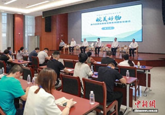 7月24日,“皖美好物 助力安徽高质量发展”系列媒体见面会(第二场)在明光市举行。中新社记者 赵强 摄